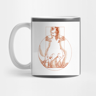 Vitruvius Rex Mug - Vitruvius Rex by tee-rannosaurus rex